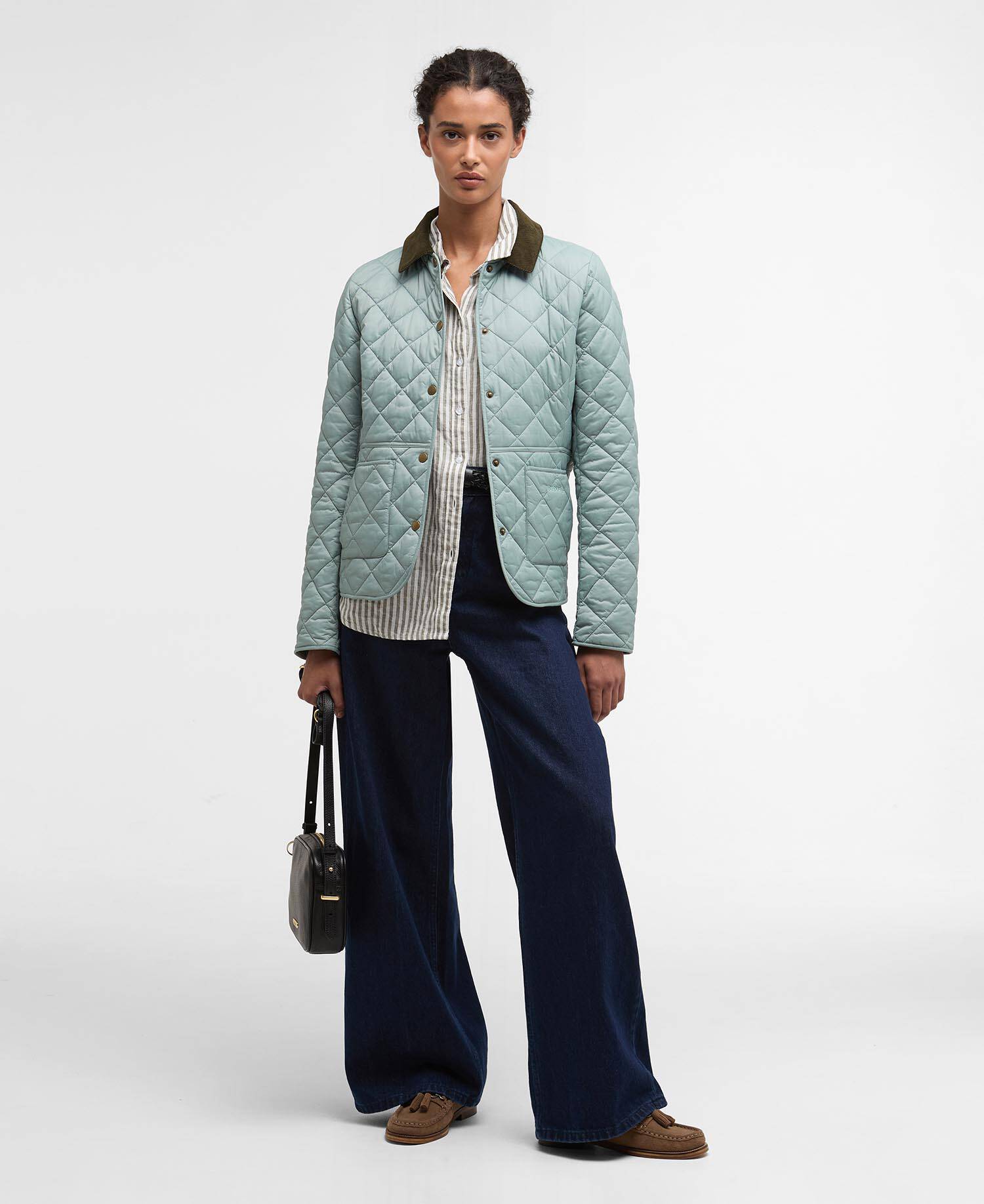 Deveron Quilted Jacket Blue Sage/Olive image number 1