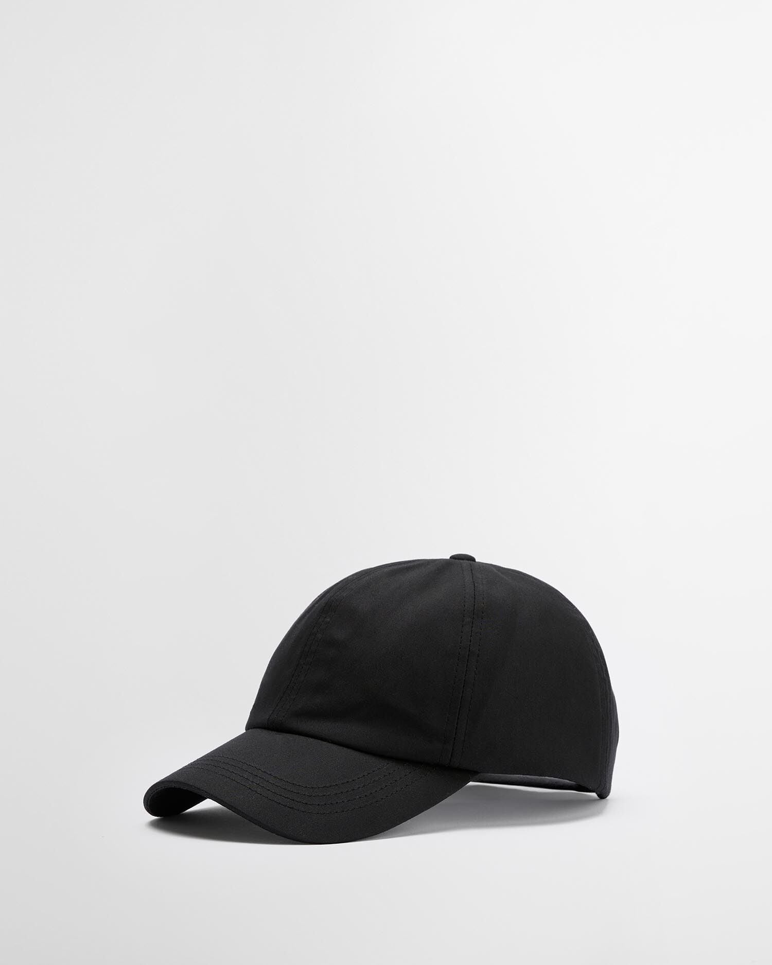 Waxed Sports Cap Classic Black