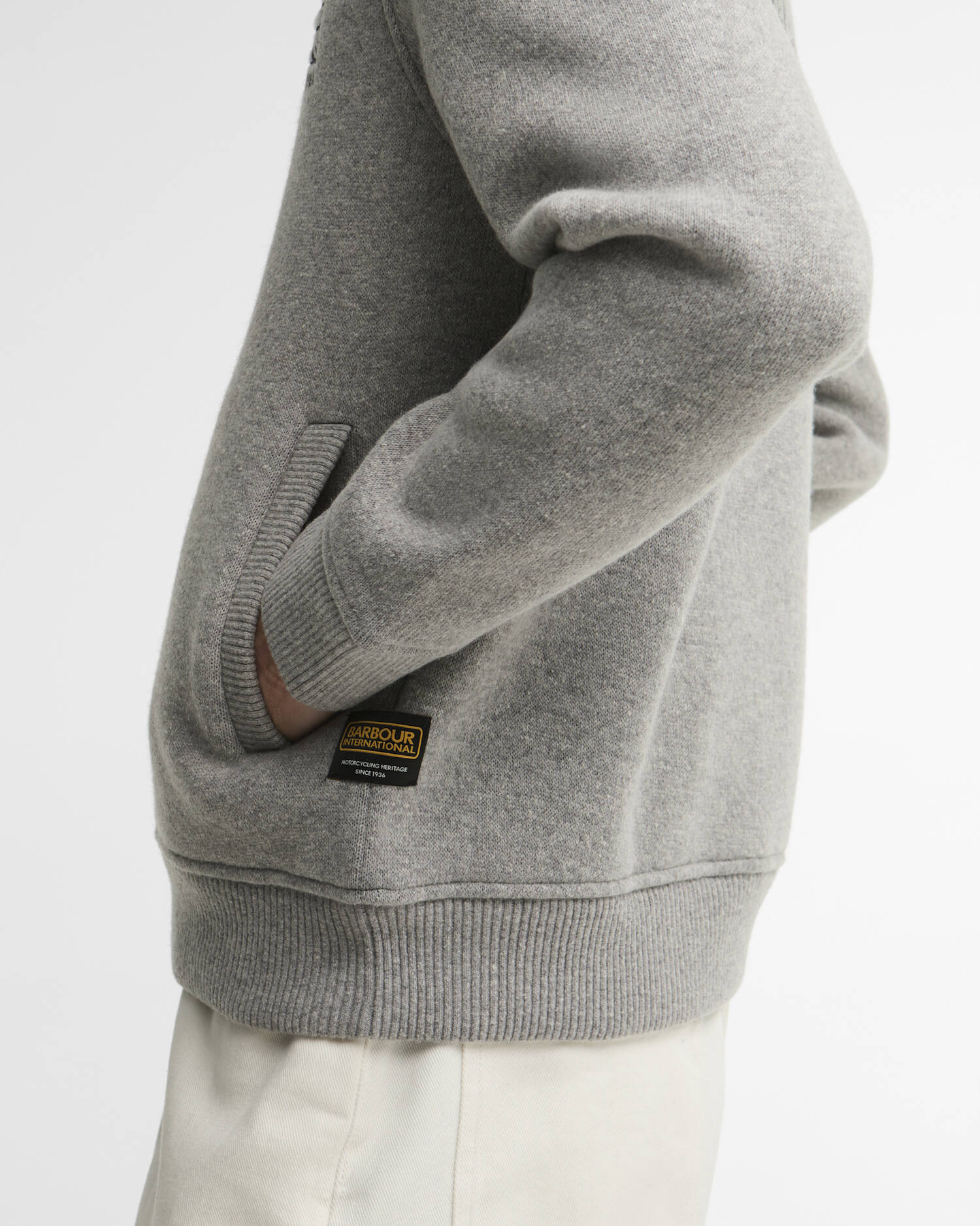 Steve McQueen Mack Cardigan Grey Marl image number 4