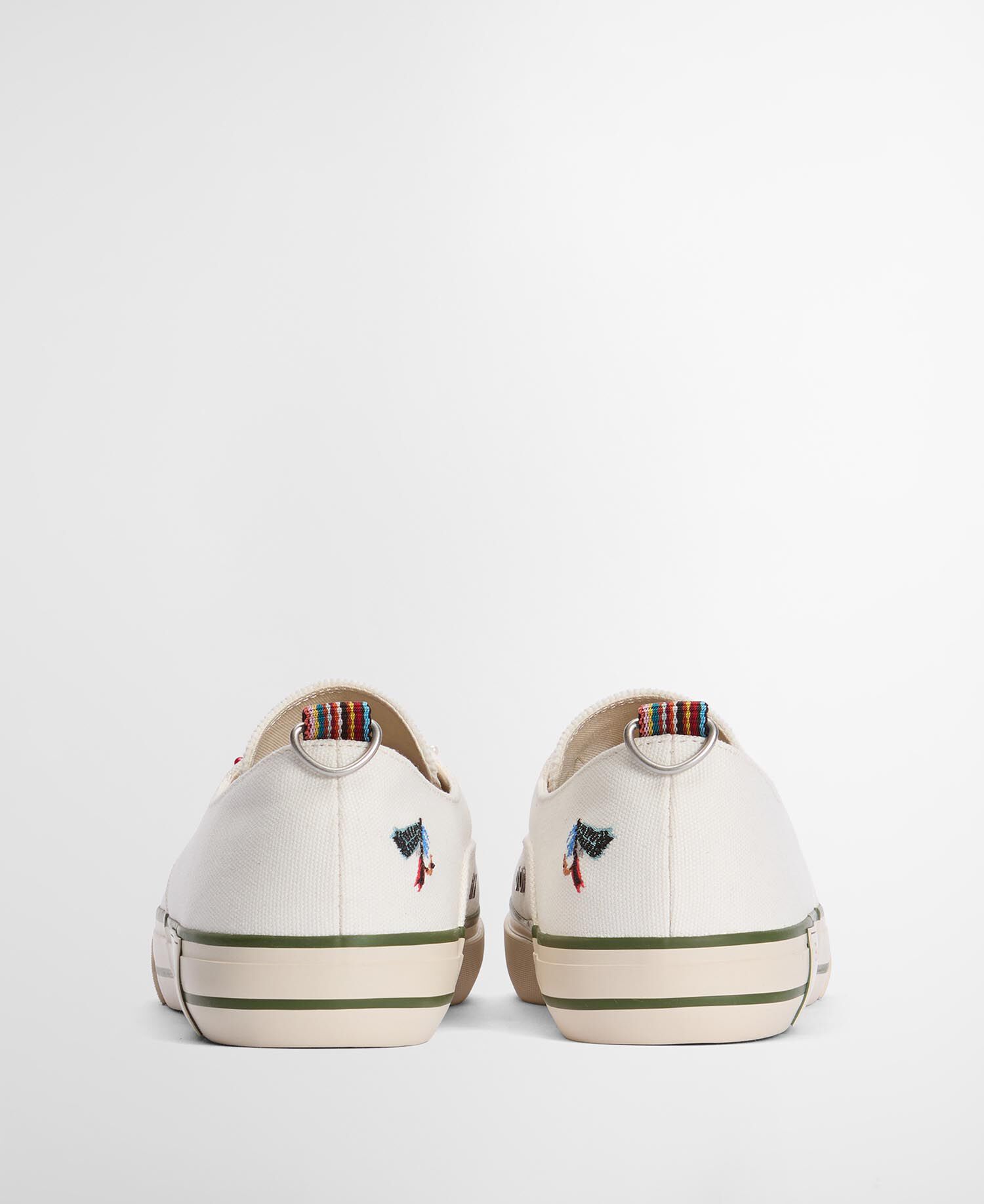 Paul Smith Loves Barbour Women's Plimsolls Off White