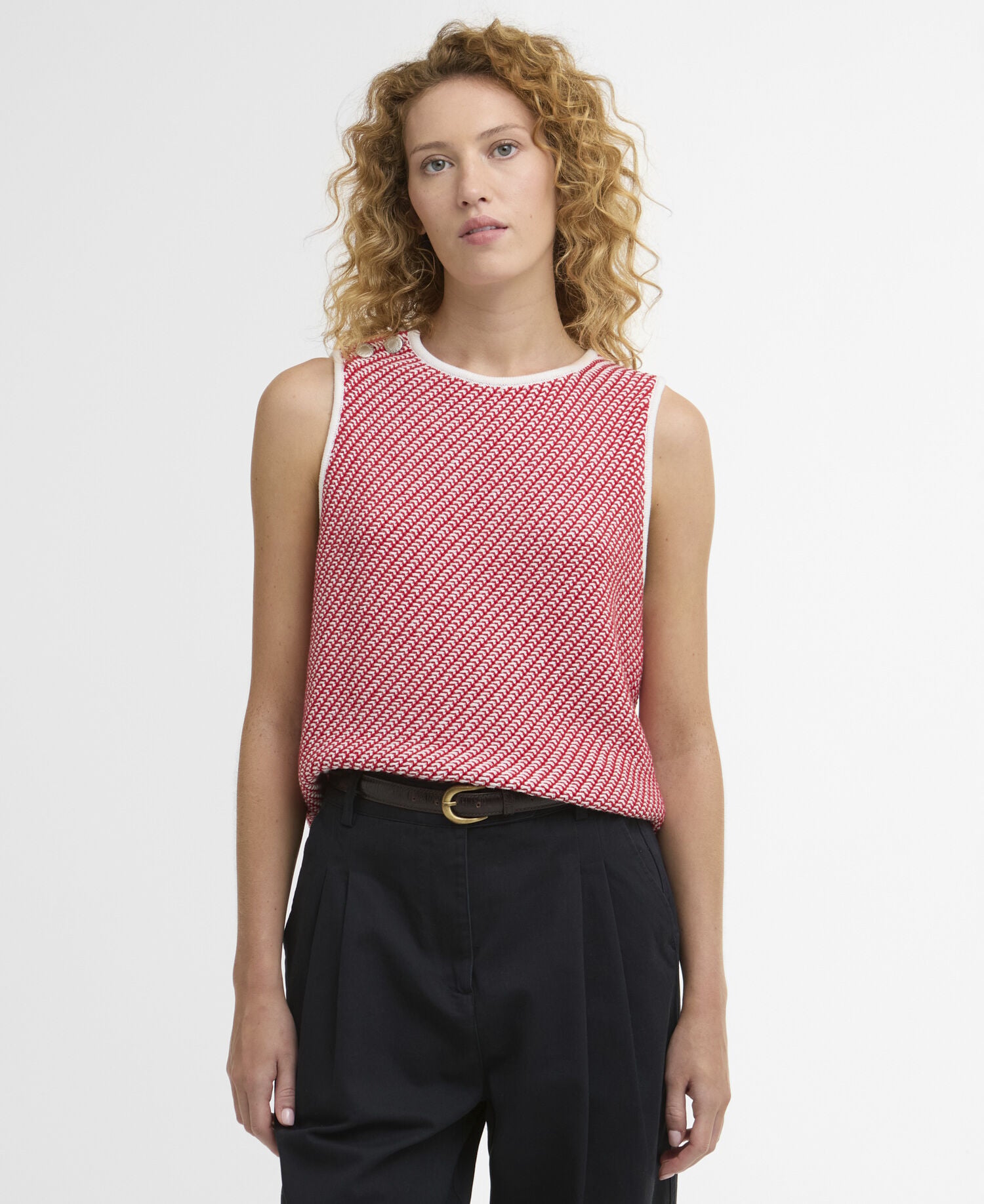 Gilet in maglia Amanda Poppy Red