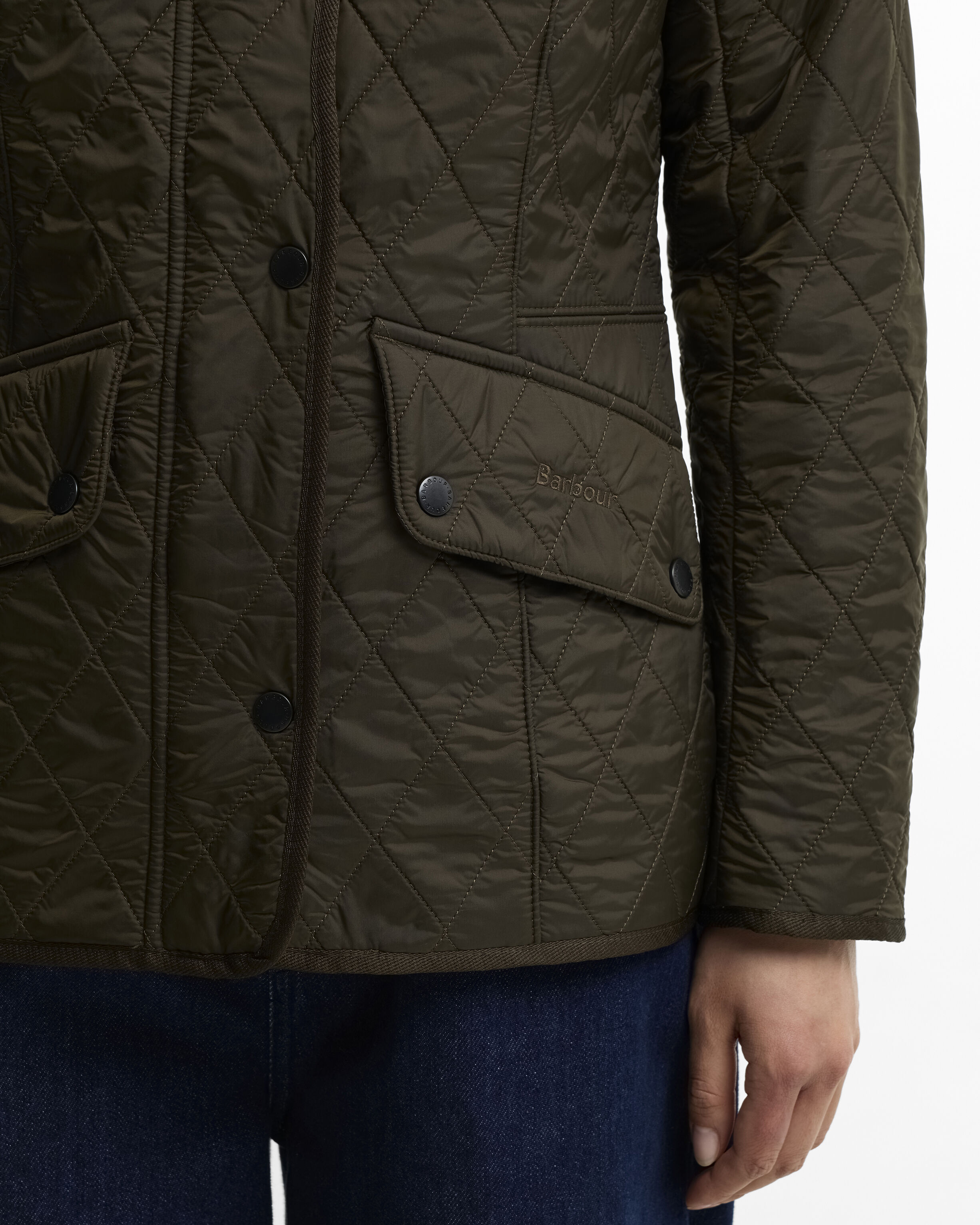 Cavalry Polarquilt Jacket Dark Olive-Olive