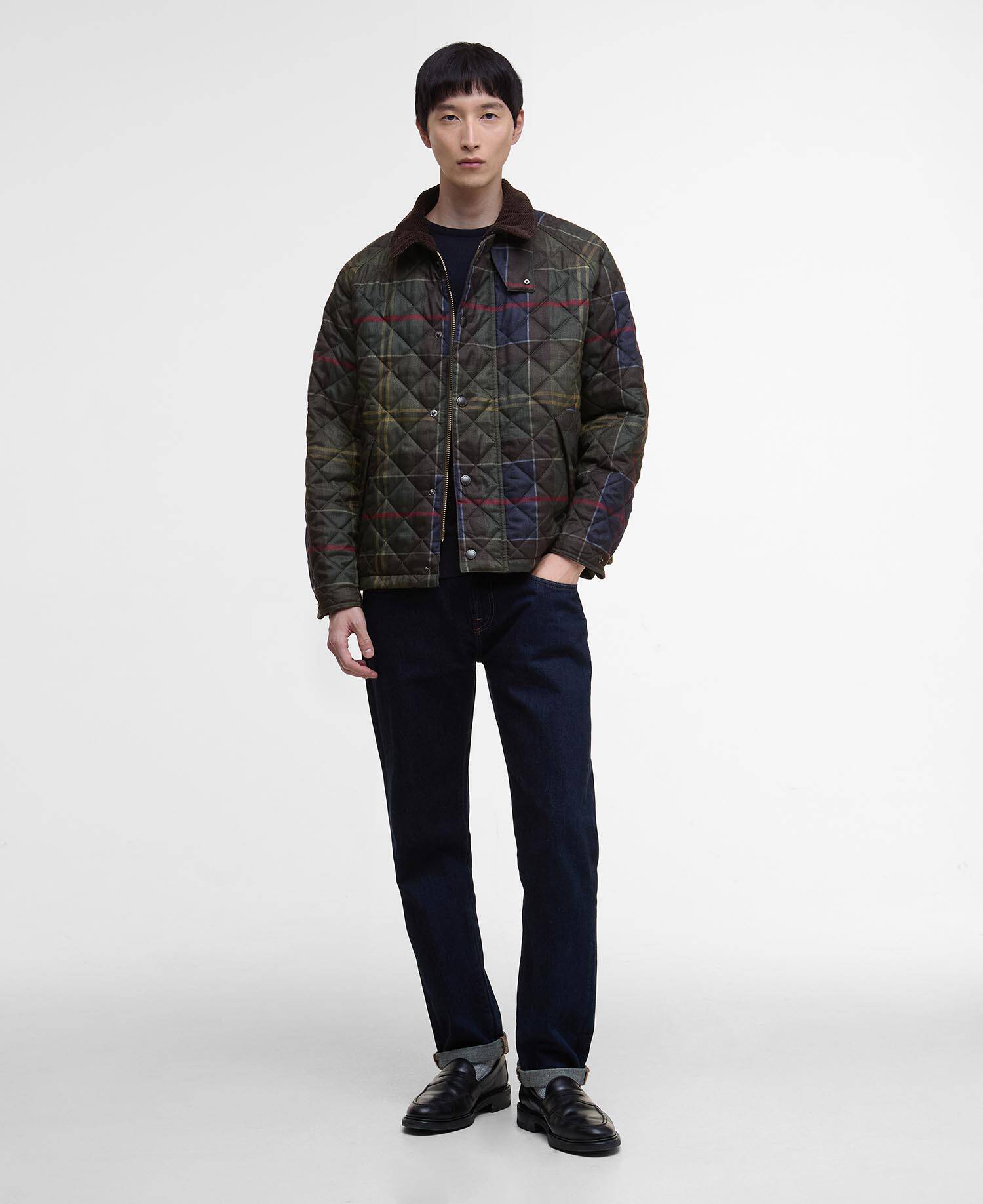 Tartan Transport Quilted Jacket Classic Tartan image number 1