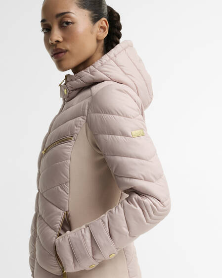 Salengro Quilted Jacket Nutmeg