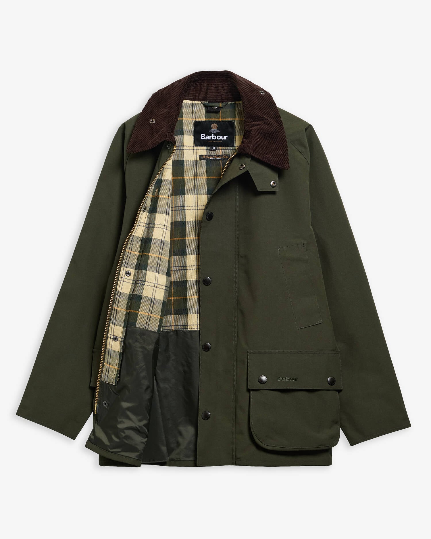Classic Bedale Showerproof Jacket Sage image number 9