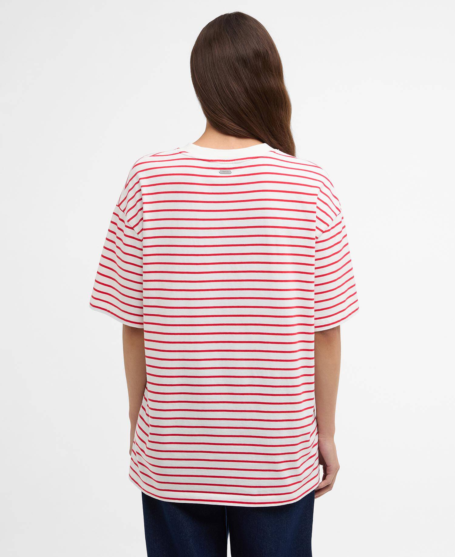 T-shirt Oakley con motivo a righe Poppy Red Stripe image number 2