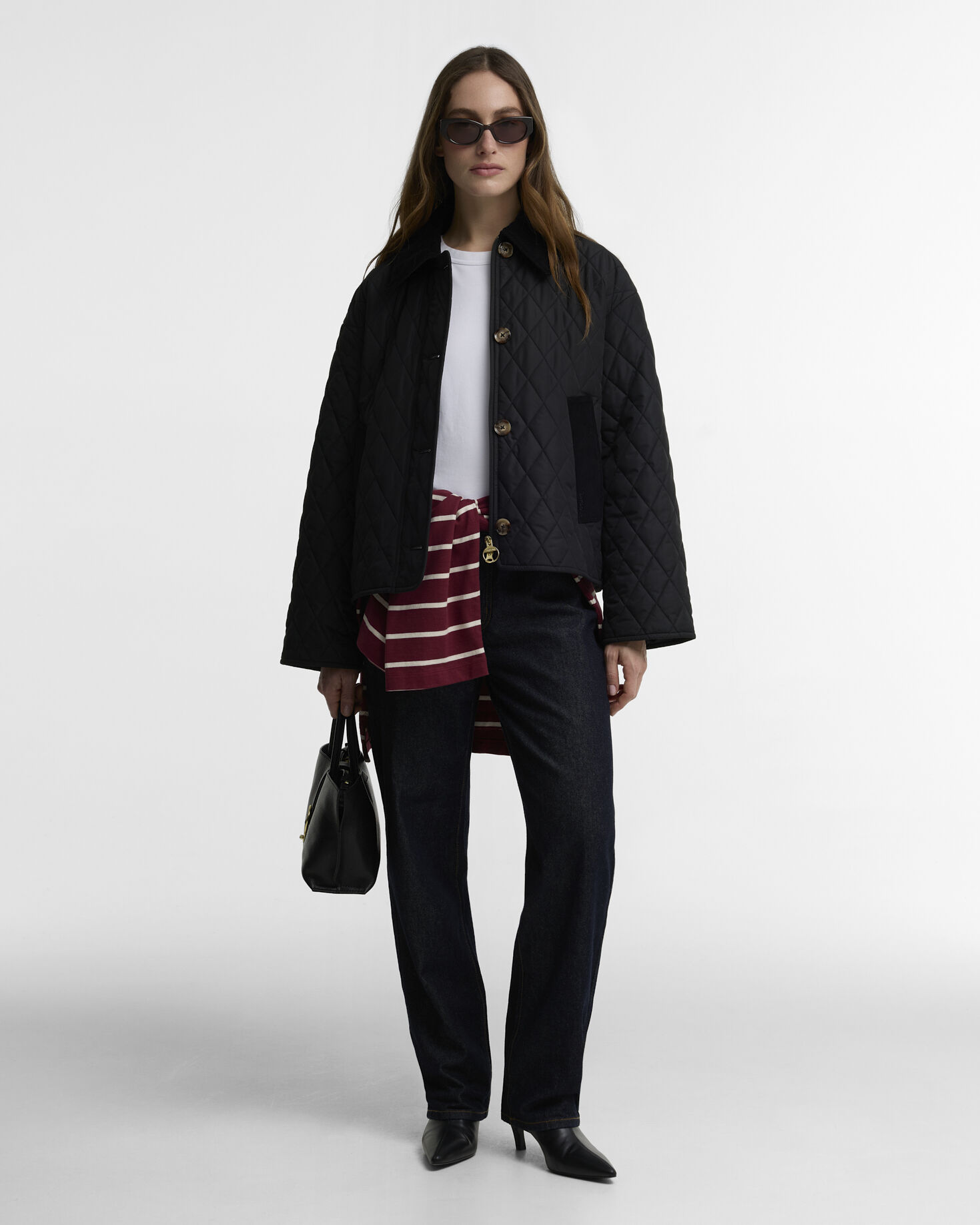 Giacca trapuntata Moira Black/Shadow Classic