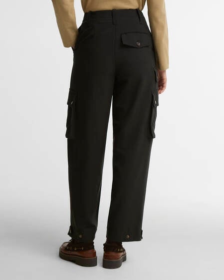 Sandra Tapered Trousers Black