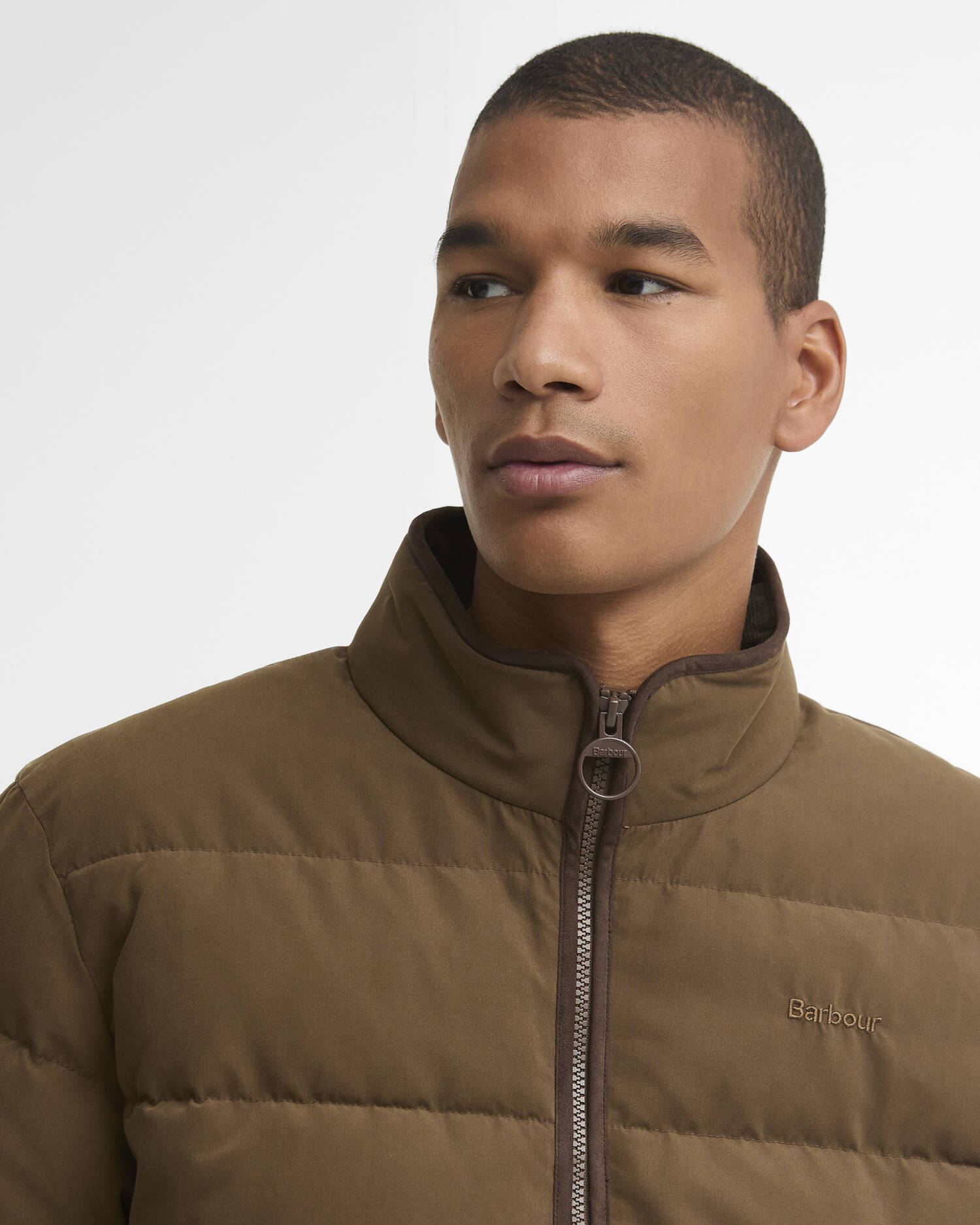 Noree Quilted Jacket Dark Sand image number 3