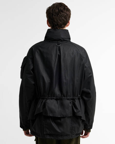 Barbour x Norbit Wachsjacke Ripstop Black