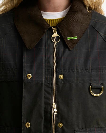 Tartan Reimagined Icons Tartan Spey Waxed Jacket Classic Tartan/Olive