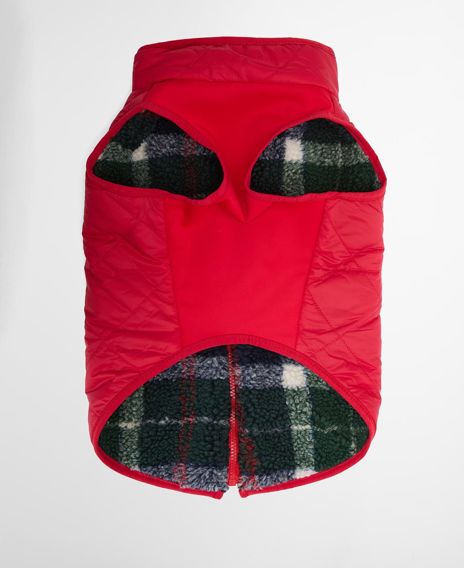 Field Reversible Dog Coat Evergreen Tartan