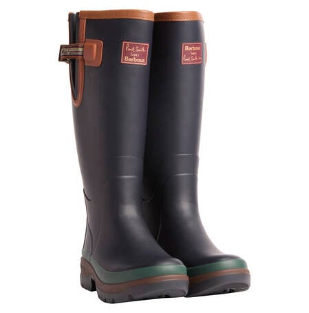 Stivali in gomma da donna Paul Smith Loves Barbour Navy