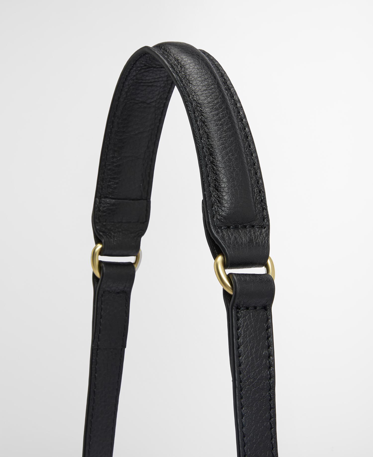 Umh&auml;ngetasche Rosa Leder Black