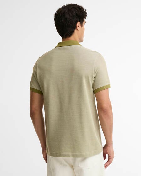 Morley Oxford Polo Shirt Fir Green / Whisper White