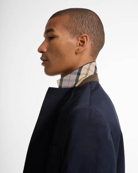 Bellamy Cotton Blazer Navy