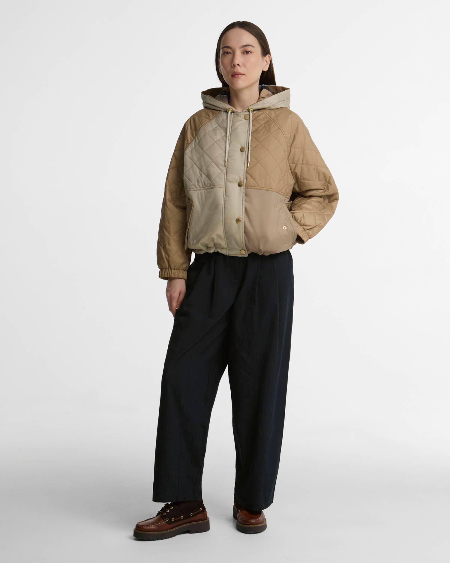 Ada Quilted Jacket Mist/Washed Stone/Trench/Dress image number 1