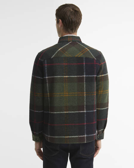 Woodlane Brushed Check Overshirt Classic Tartan