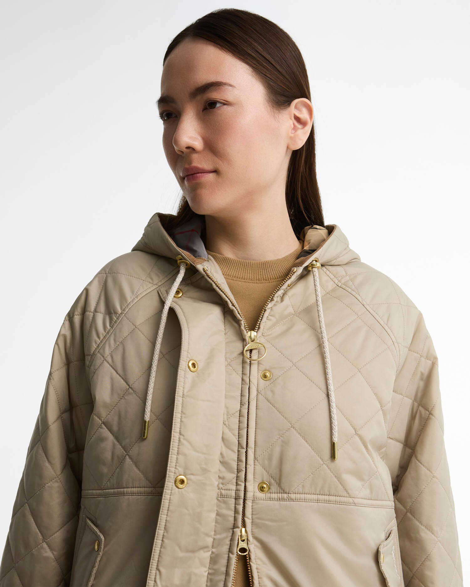 Ada Quilted Jacket Mist/Dress image number 3