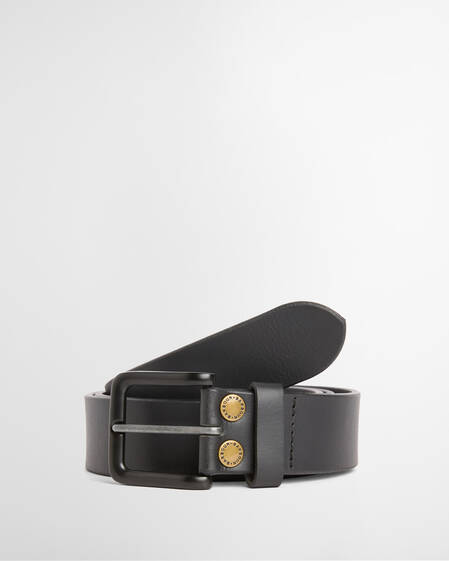 Double Rivet Belt Classic Black