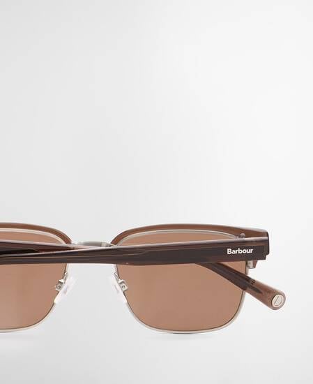 Sam Square Sunglasses Peppercorn Brown