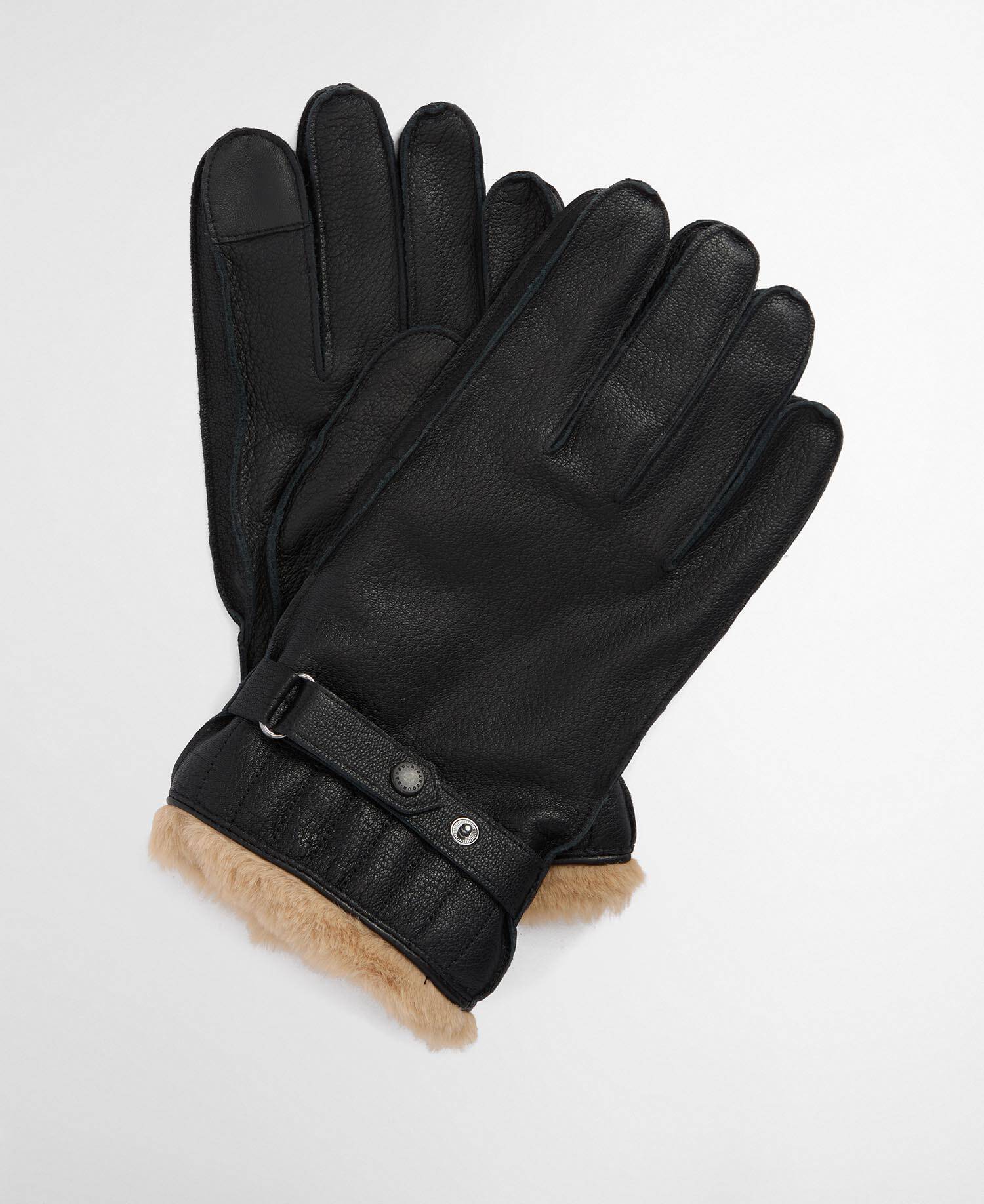 Handschuhe Leather Utility Black image number 0