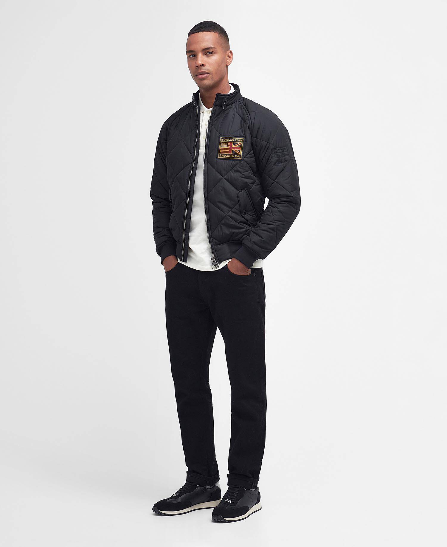 Merchant Quilted Jacket Classic Black image number 1