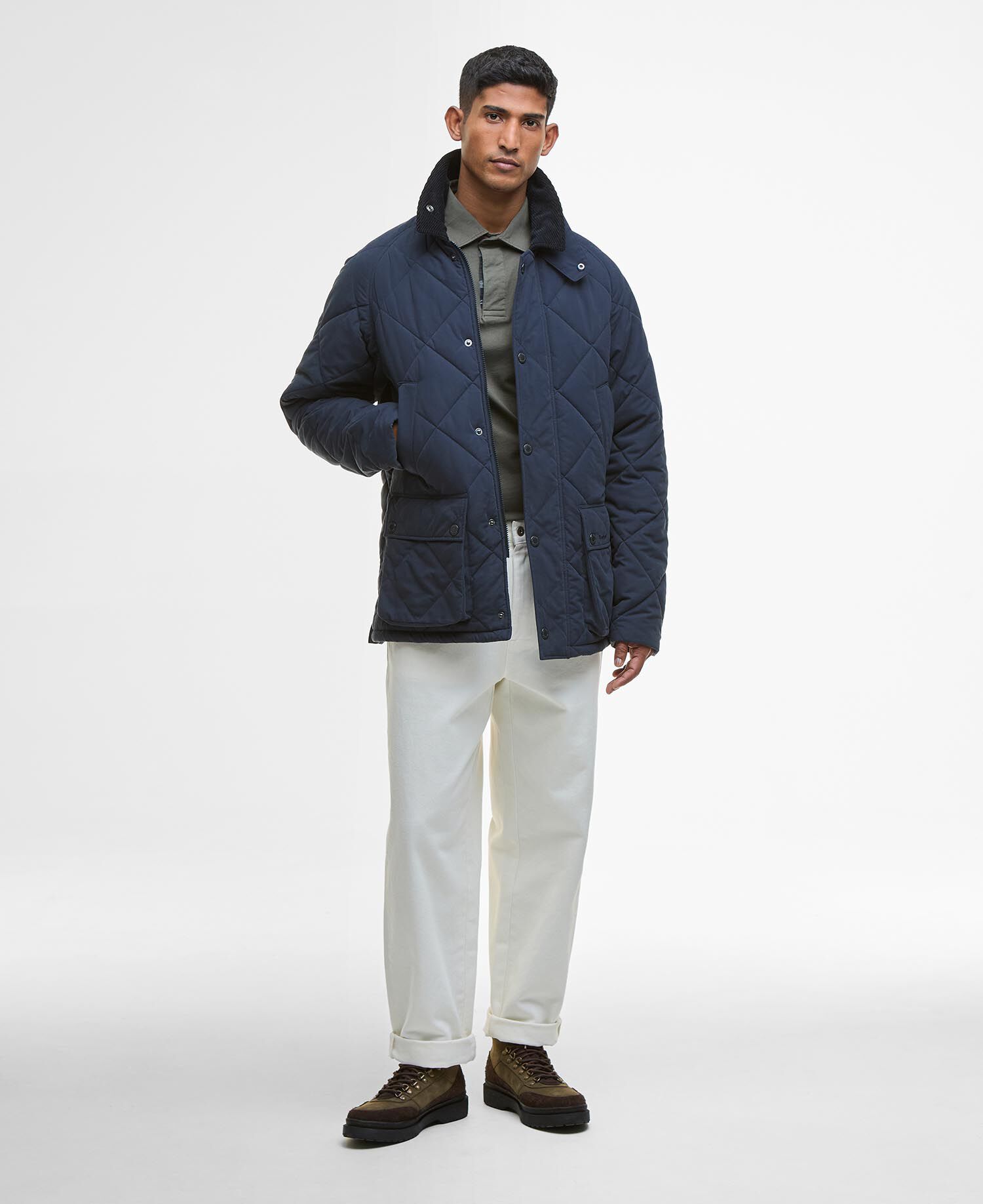 Modern Bedale Quilted Jacket Navy