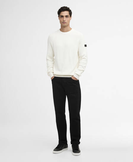 Pullover Monmouth Rundhalsausschnitt Whisper White