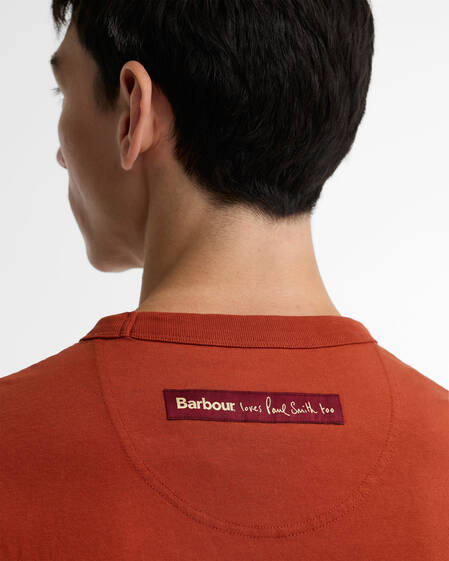 Paul Smith Loves Barbour Tinned Graphic T-Shirt Russet