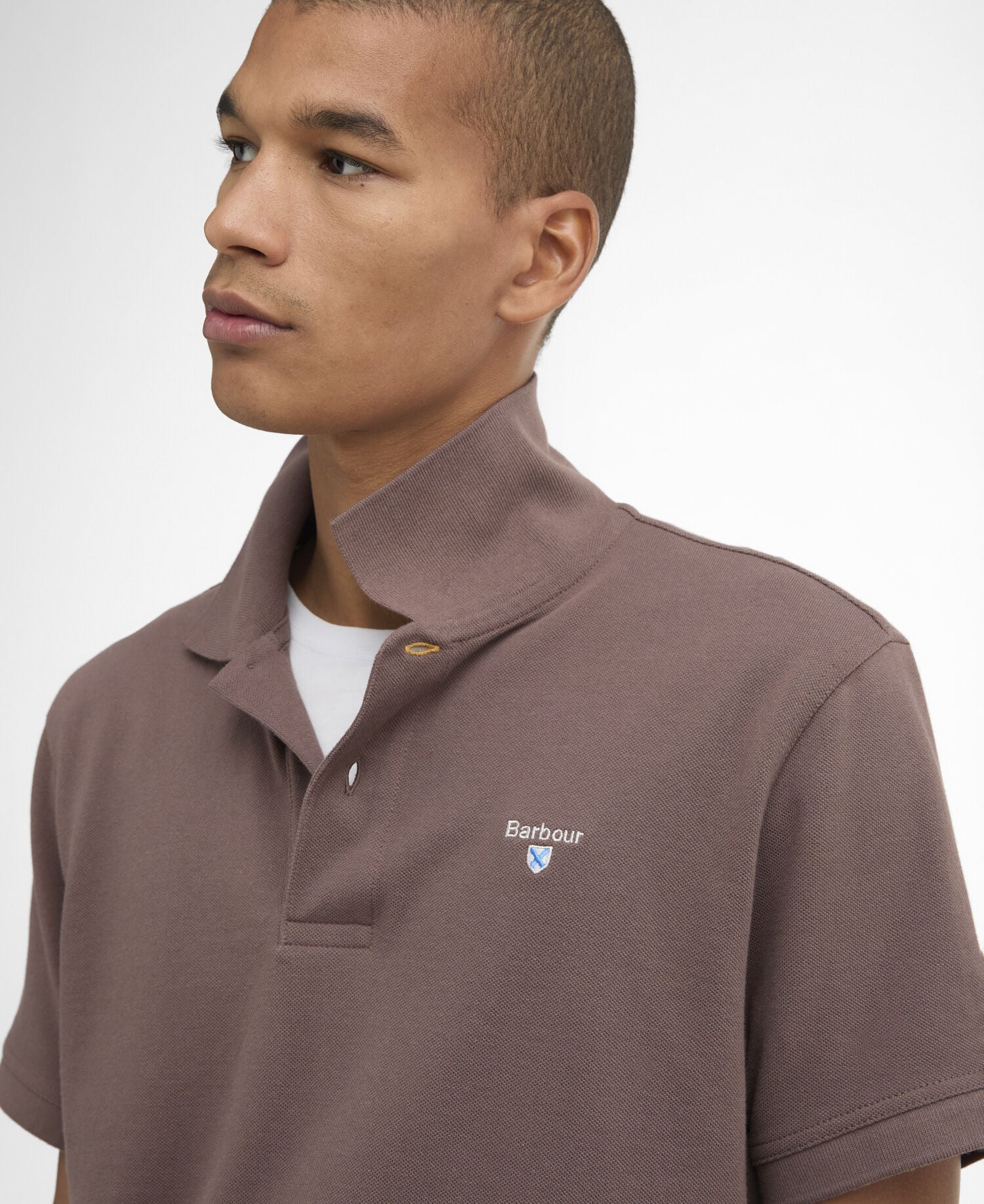 Sports Short-Sleeved Polo Shirt Peppercorn