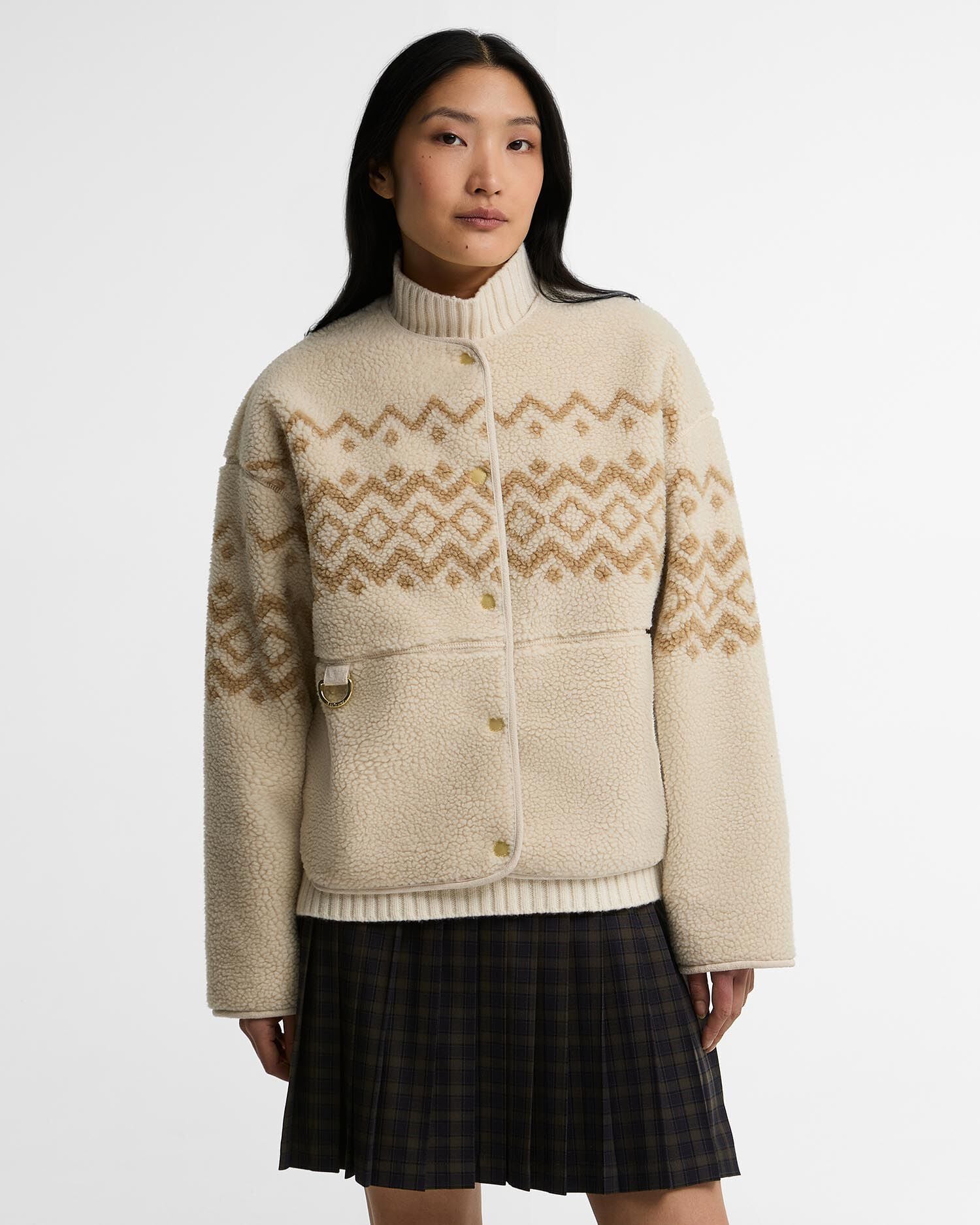 Barbour Fleecejacke Ferrisdale Fair Isle Multi
