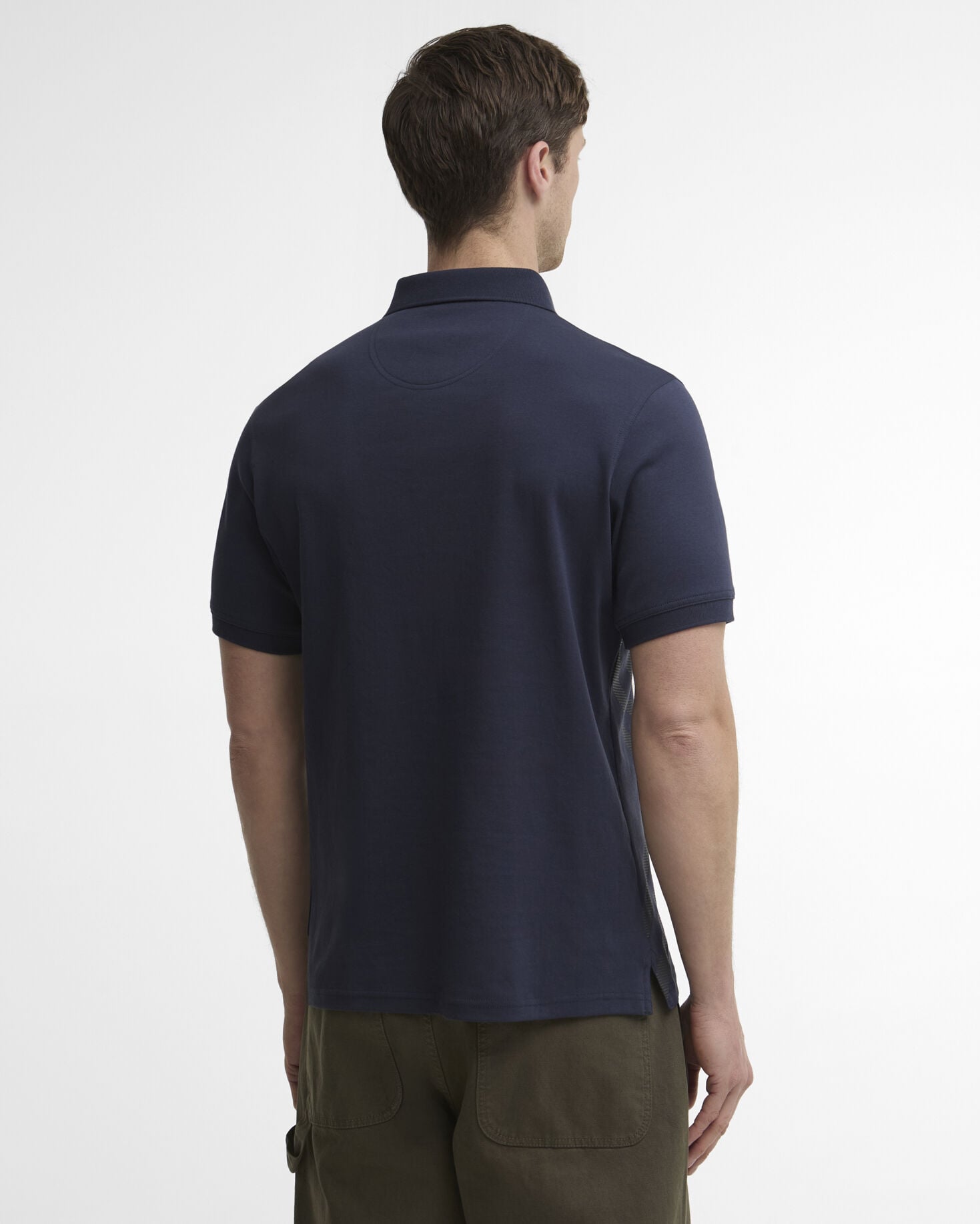 Barbour Poloshirt Tartan Bias Tartan Tailored Navy