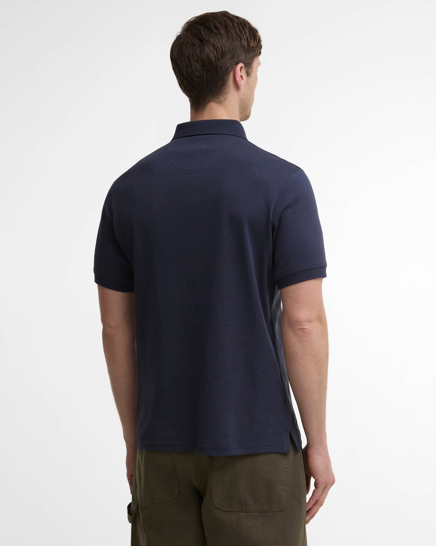 Barbour Poloshirt Tartan Bias Tartan Tailored Navy image number 2