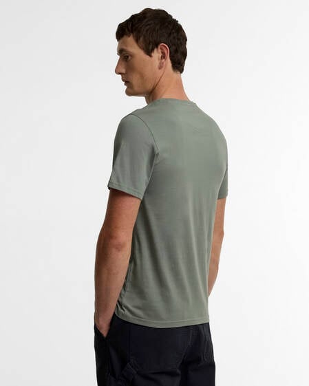 Barbour T-Shirt Halstow Logo Tailored Agave Green