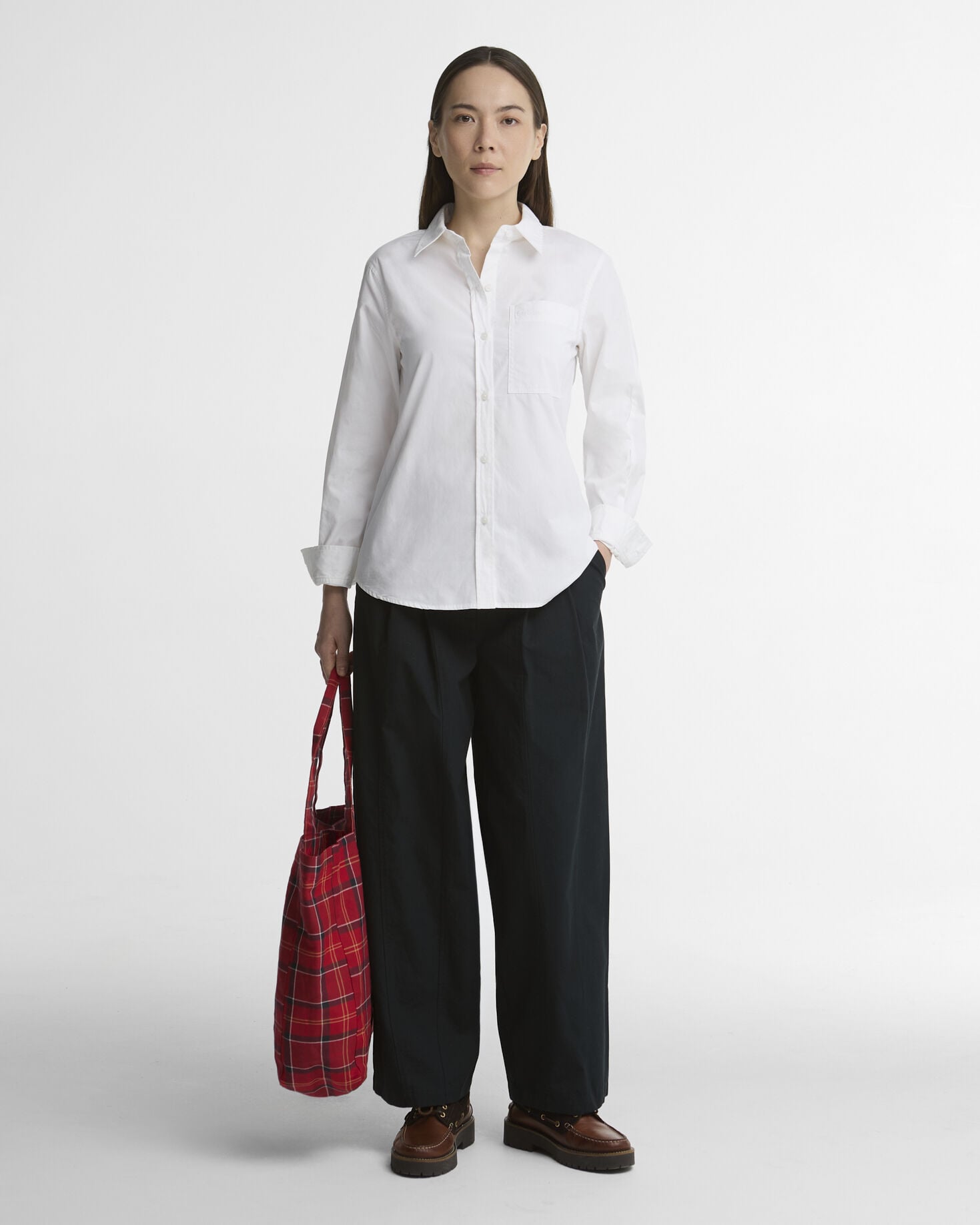 Pauline Relaxed Long-Sleeved Shirt White
