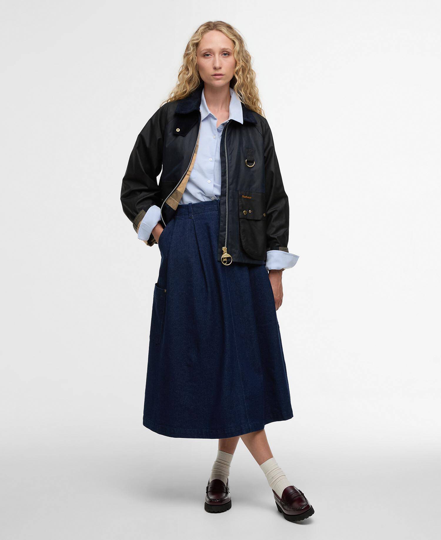 Kearton Wax Royal Navy/Black/Dress Tartan image number 1