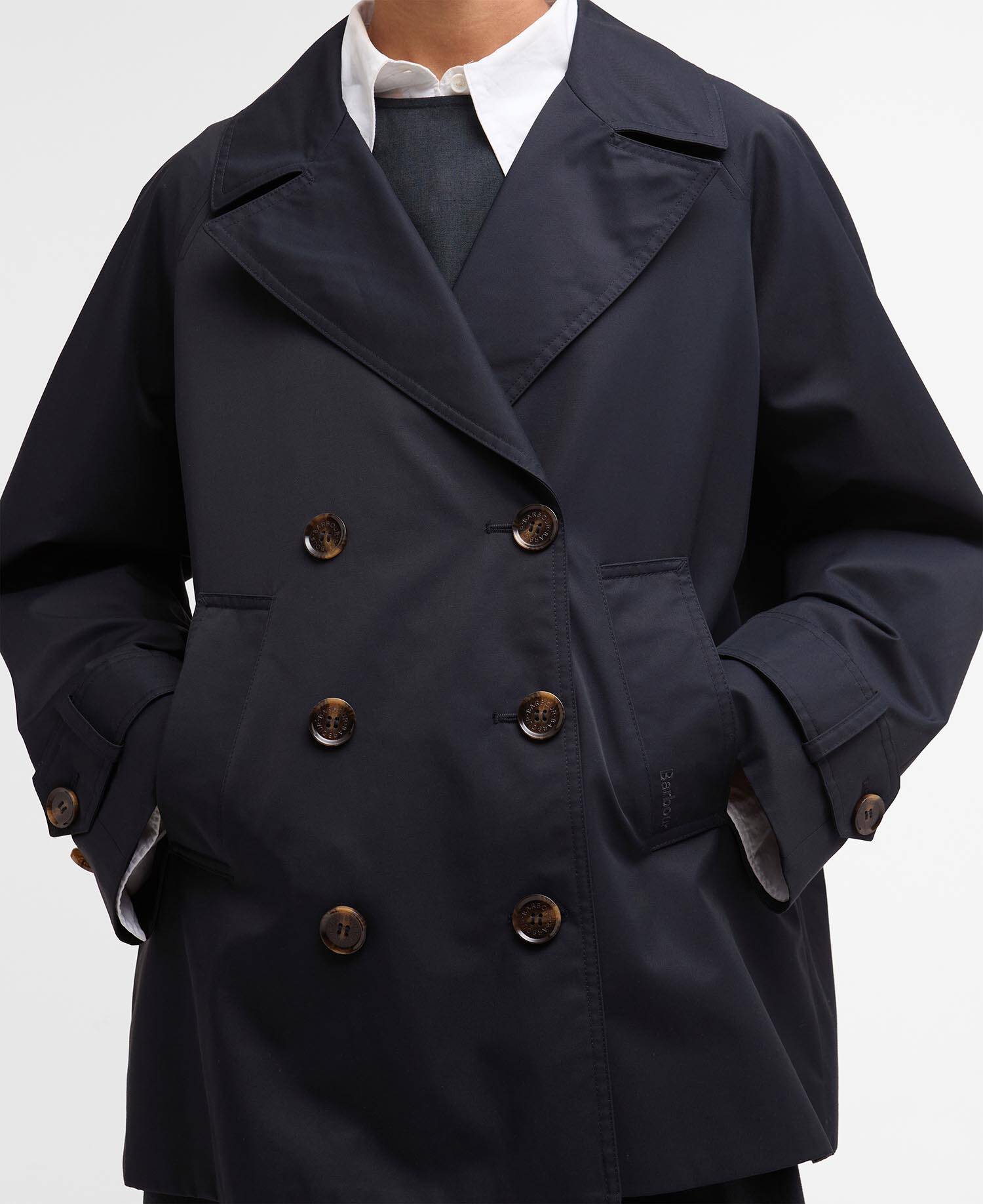 Maisy Showerproof Jacket Dark Navy / Dress Navy Tartan image number 3