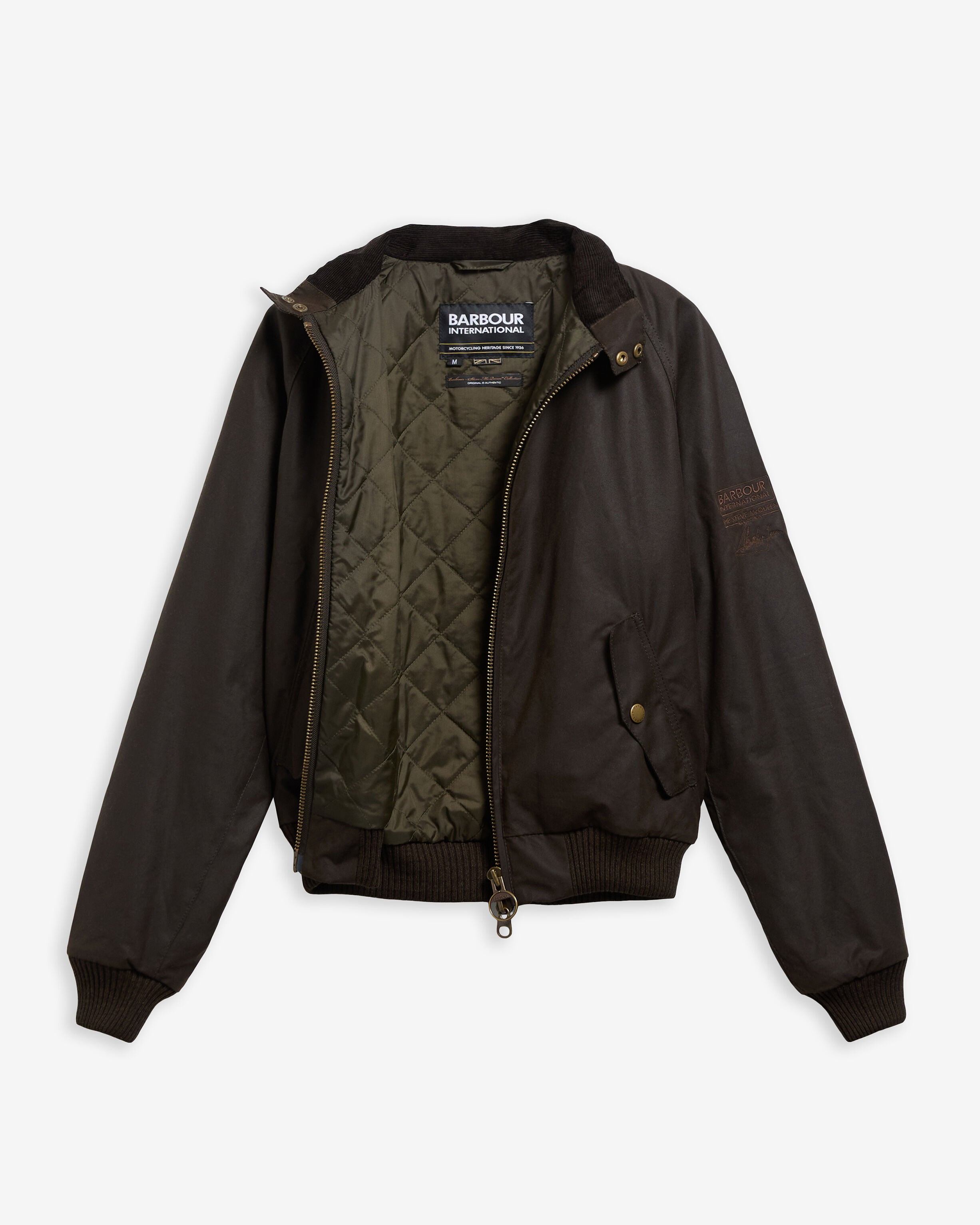 Merchant Waxed Jacket Olive