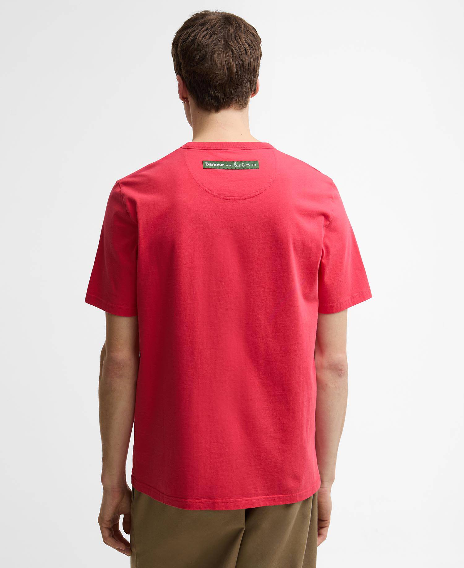 Paul Smith Loves Barbour Fortune Fish Graphic T-Shirt Winterberry image number 2