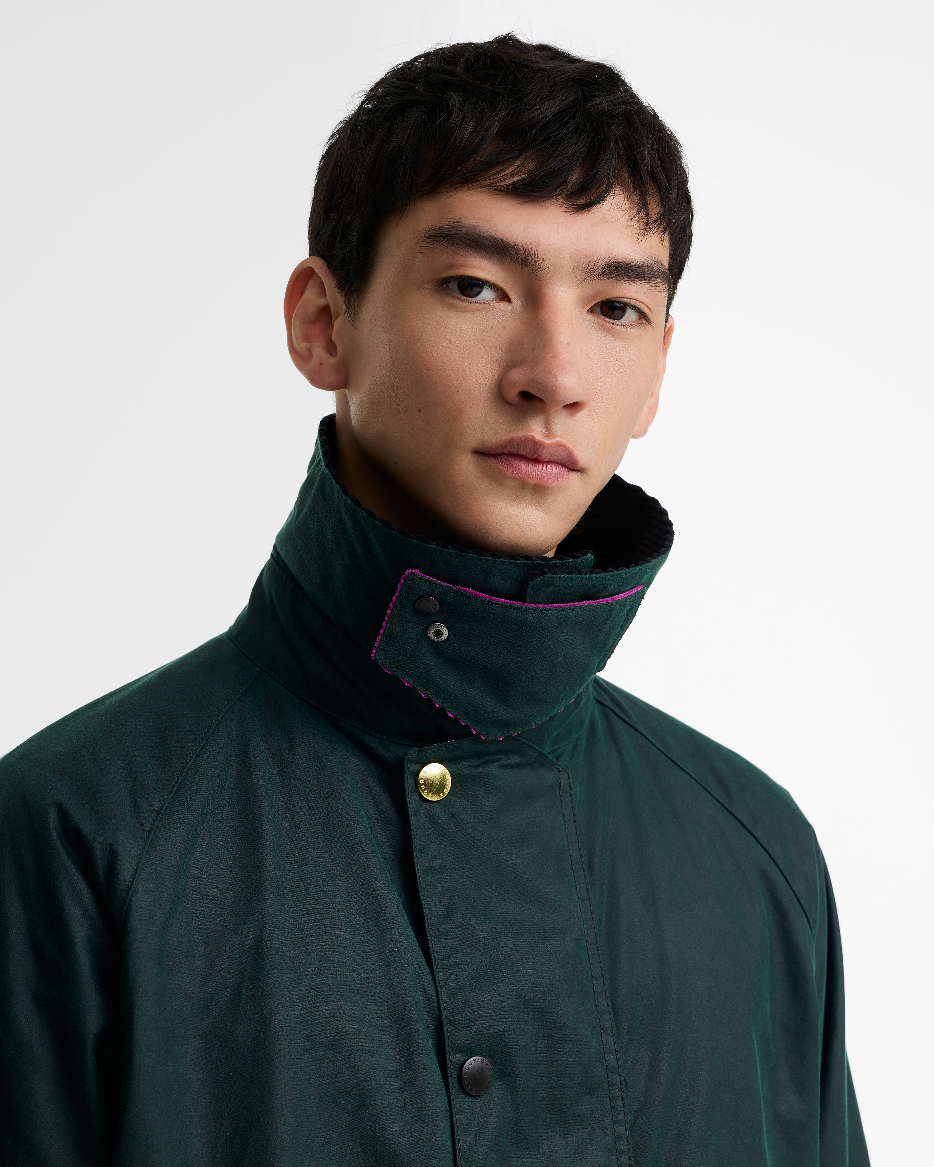 Buy Paul Smith Loves Barbour Gamefair Waxed Jacket for USD 625.00