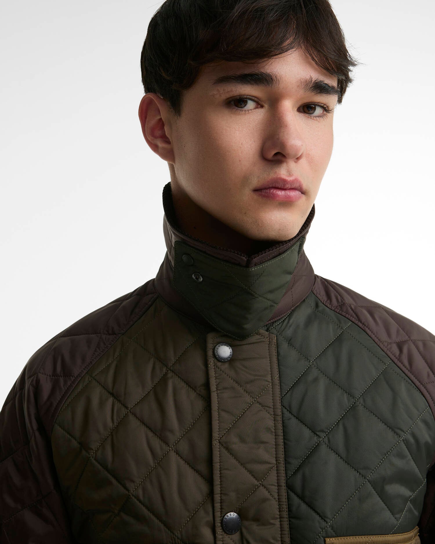 Barbour Steppjacke Patchwork Sugarlump Bedale Sage image number 3