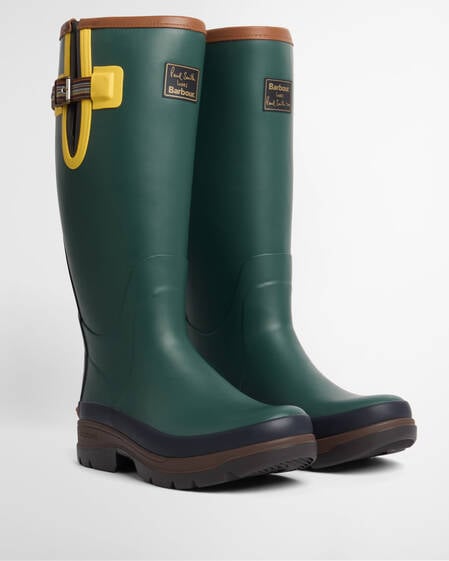 Paul Smith Loves Barbour Men's Wellingtons Bottle Green