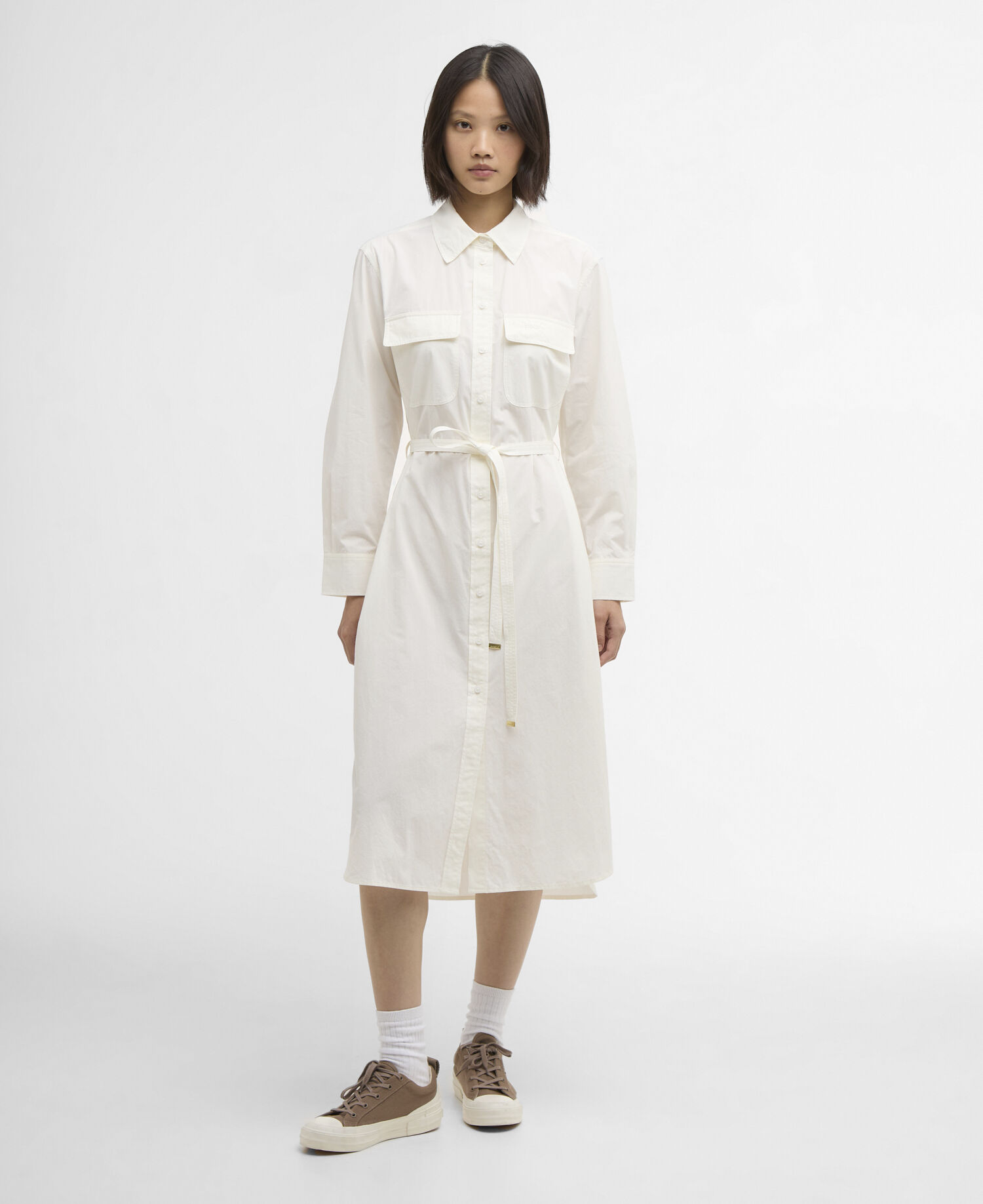 Abito midi Rowane Marshmallow