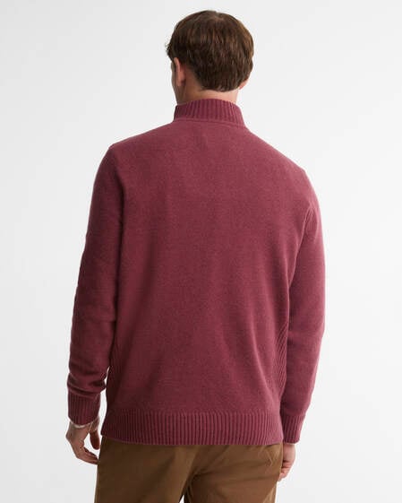 Nelson Essential Quarter-Zip Jumper Mauve