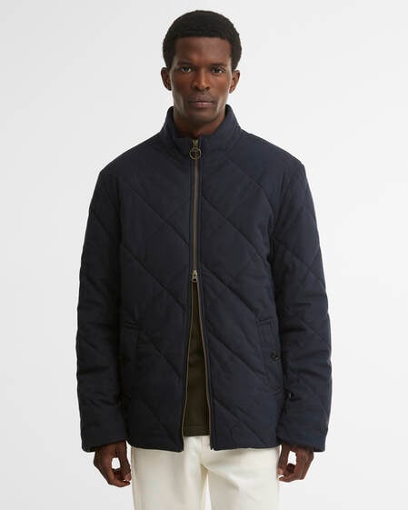 Corden Quilted Jacket Dark Navy