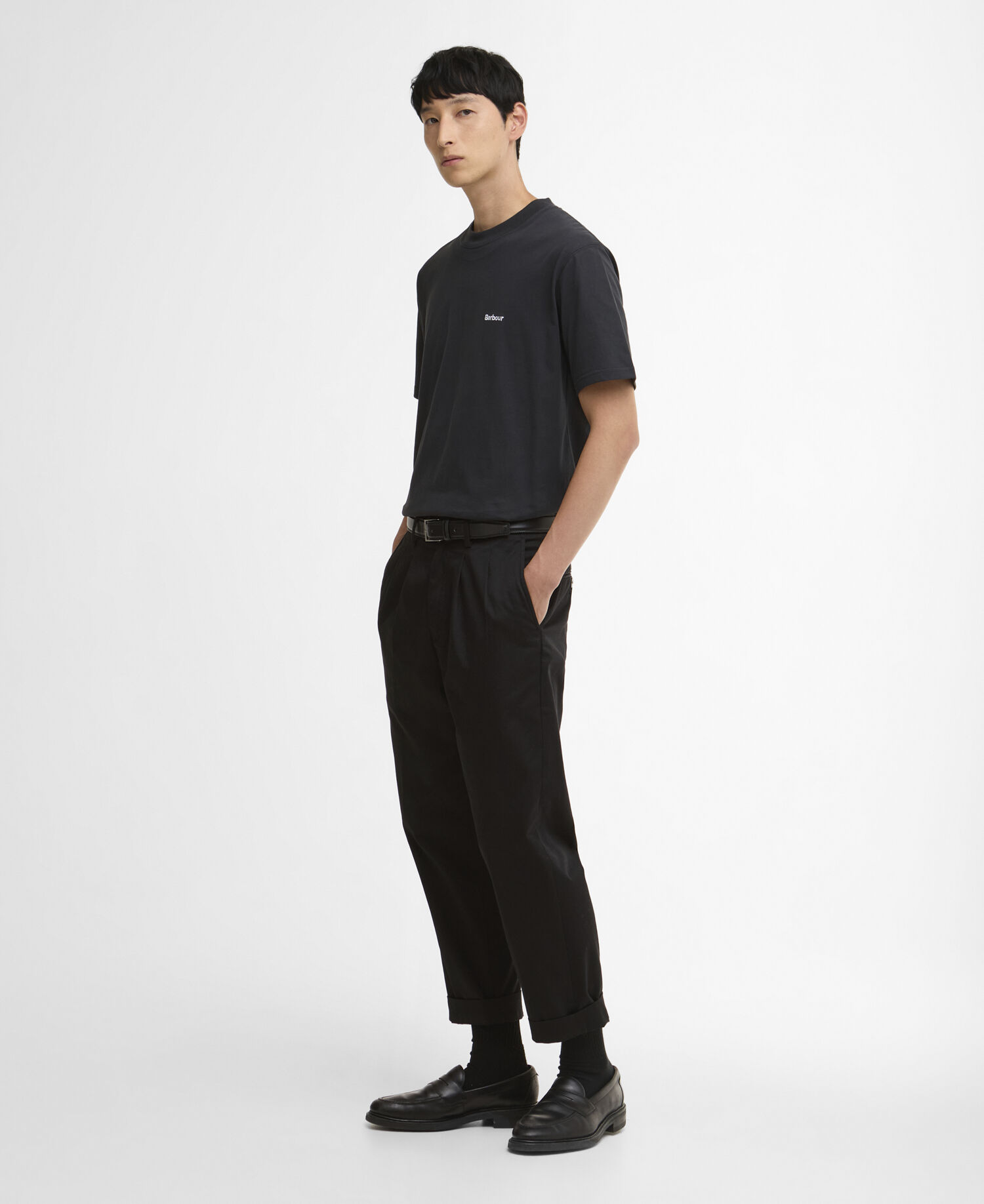 Dalton Logo Oversized T-Shirt Black