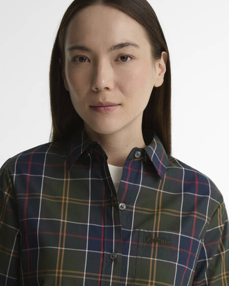 Barbour Hemd Irene Tartan Relaxed Fit Classic Tartan/Sage