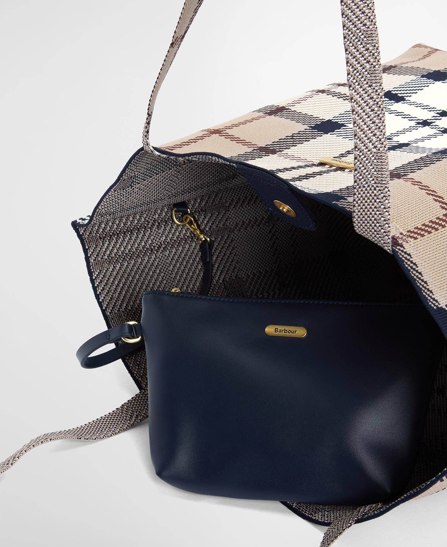 Tote Bag Layla Tartan Large Rosewood Tartan image number 5