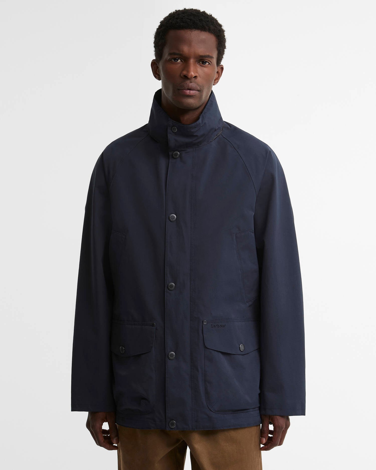 Modern Bedale Waterproof Jacket Navy image number 0